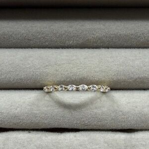 Thin Gold Women's Eternity Band Ring